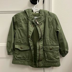 Old Navy toddler green utility jacket